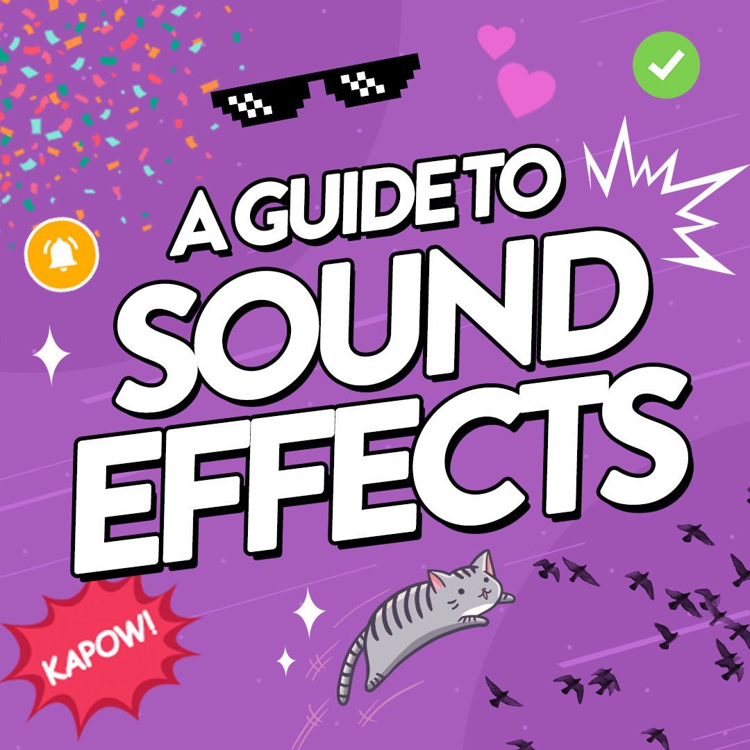 Illustration accompanying a YouTuber's guide to using sound effects in videos.