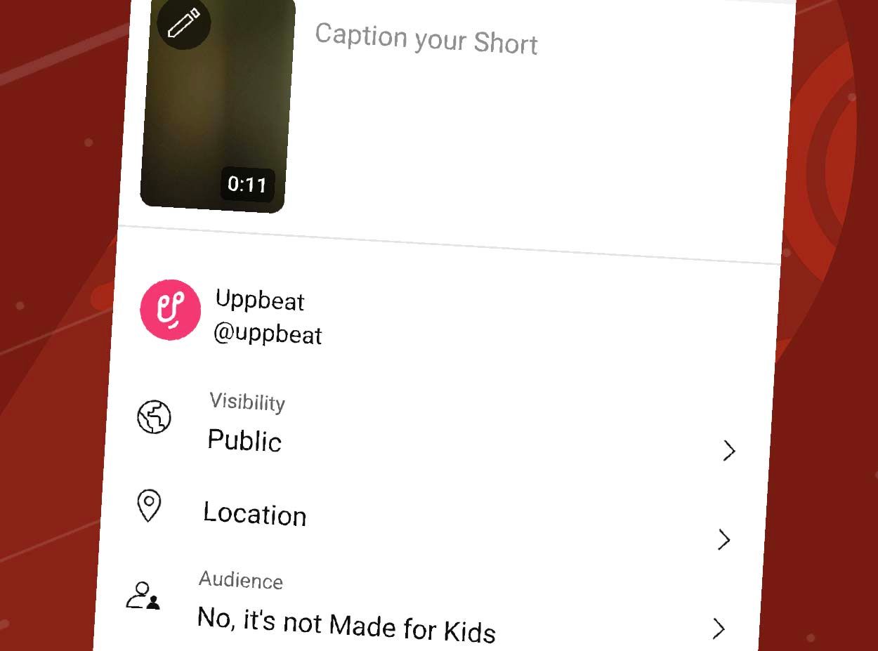 Screenshot showing how to add music to YouTube Shorts in the app.